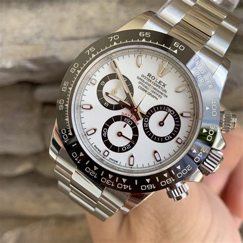 rolex daytona black and white dial|Rolex daytona 116519ln.